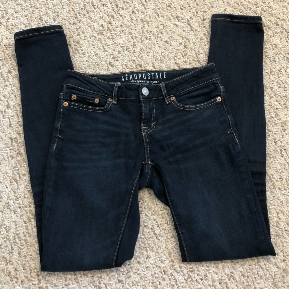 Aéropostale Skinny Dark Blue Denim Jeans